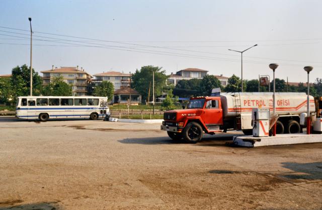 an einer türkischen Tankstelle
