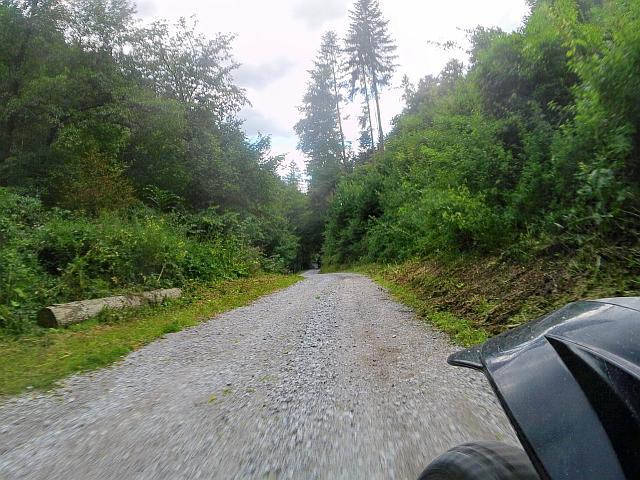 auf unbefestigten Wegen unterwegs im Waldviertel/A