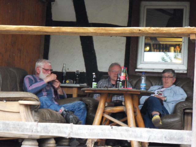 Nikolaus, Reini und Karin waren auch dabei.