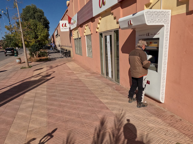 Geldziehen in Errachidia