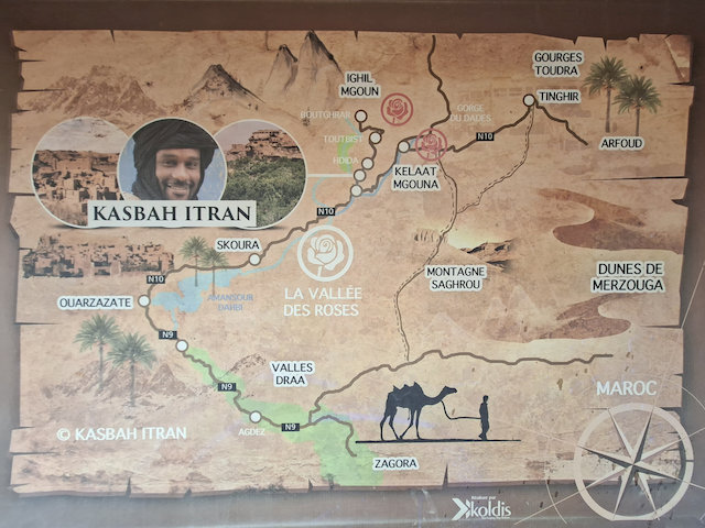 Aushang in unserem Hotel