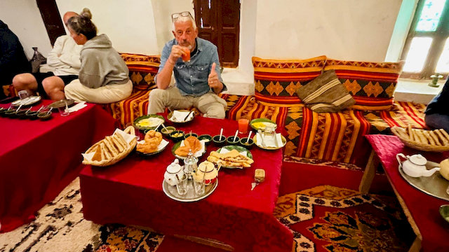 ausgiebiges Frühstück zum Abschied