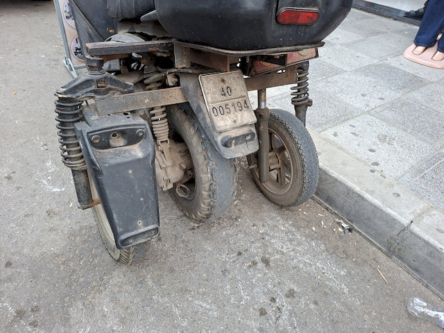 Konstruktion mit 3 Hinterrädern