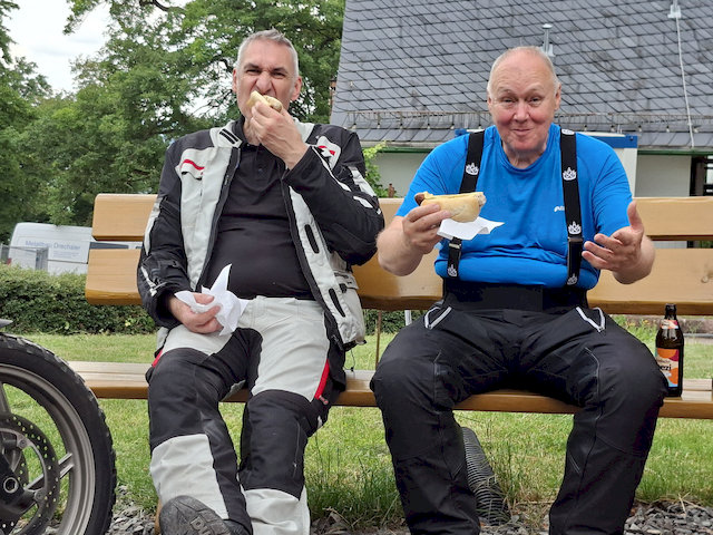 Pause am Kyffhäuserdenkmal