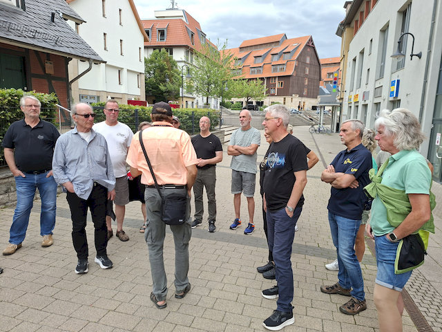 auf Stadtführung durch Wernigerode