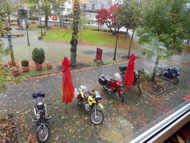 Pause in einem Cafe in Schmallenberg/Sauerland