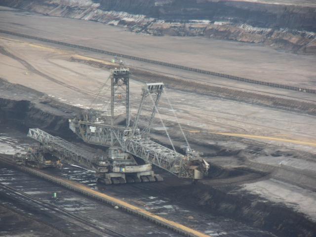 Bagger bei der Arbeit