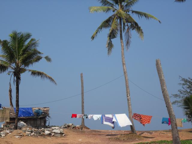 Fischerhütte an der Küste