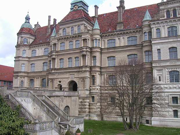 Schloss aus dem 16. Jahrhundert in Güstrow