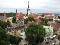 Blick auf die Altstadt Tallinns