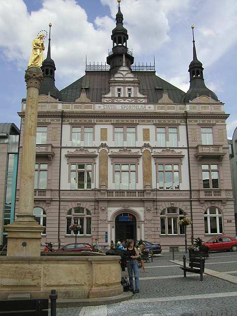am Marktplatz in Turnov