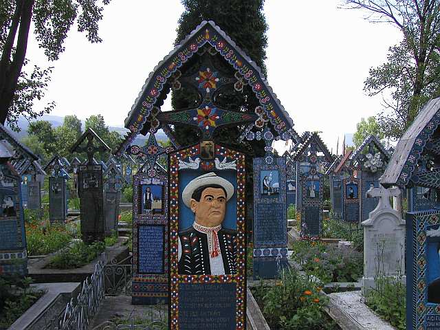 auf dem "lustige Friedhof" von Sapanta