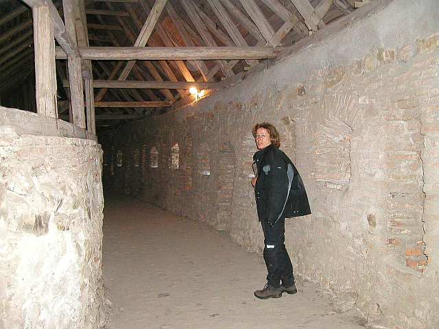 Wehrgang der Tartlauer Kirchenburg 