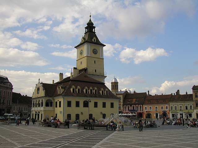 in der Altstadt Brasovs