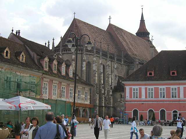 in der Altstadt Brasovs