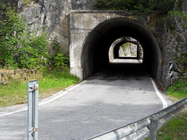 Tunnel auf dem Weg in Richtung Tolmezzo