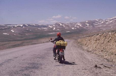 Reinhold genießt die Aussicht