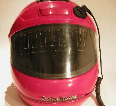 Helm mit selbstgebautem Heizvisier