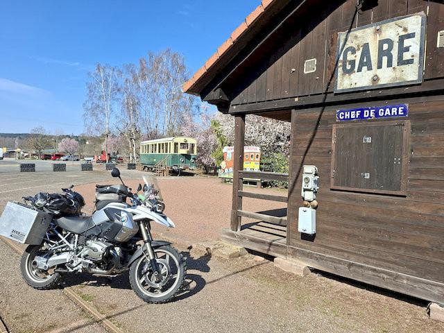 Am Bahnhof der Waldbahn in Abreschviller – einer historischen Schmalspurbahn