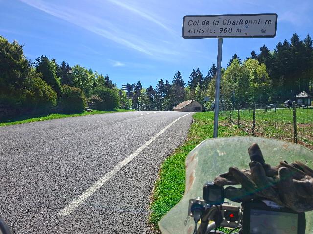 auf dem Col de la Charbonniere im Elsass