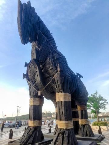 das Trojanische Pferd in Canakkale/Tr