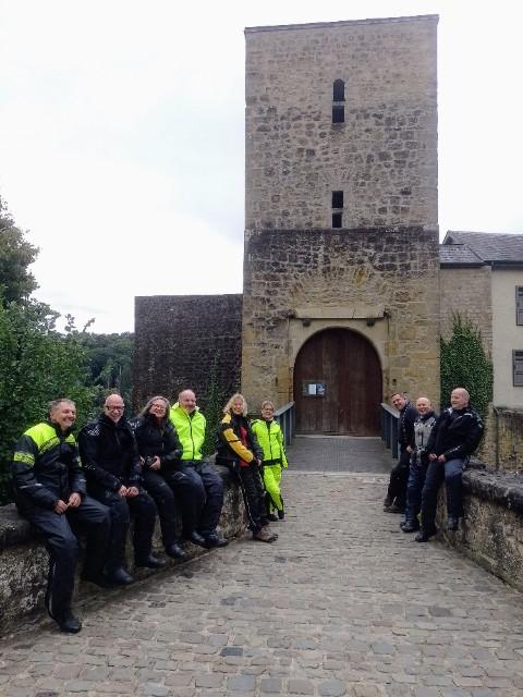  Erster Halt  Schloss Larochette (Luxemburg)