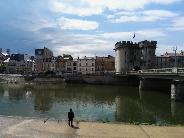 Blick auf Verdun an der Meuse