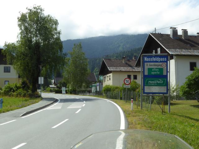 Zufahrt zum Nassfeldpass