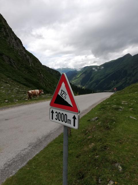 Abfahrt vom Sölkpass