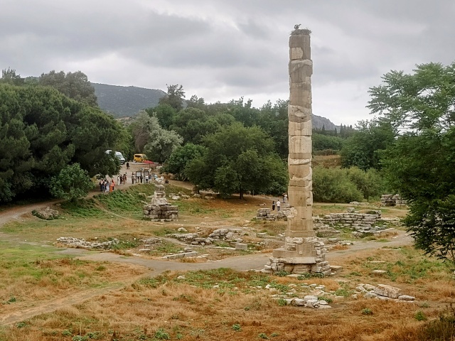Überreste des Tempels der Artemis in Ephesos