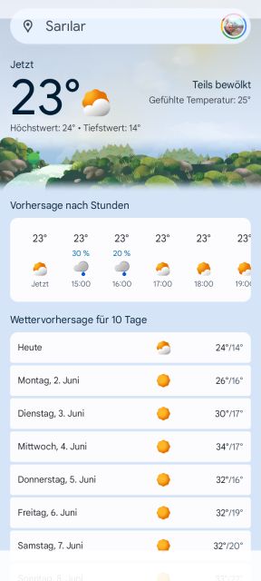  die kommenden Tage sollen wärmer werden