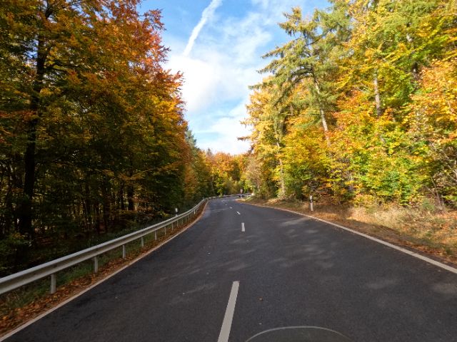 der Herbst zeigte sich heute von seiner besten Seite.