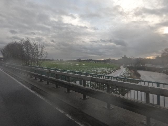 auf dem Rückweg im Regen
