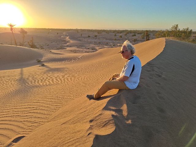Zum Abschluss des Tages ging es natürlich noch hinauf auf die Dünen.