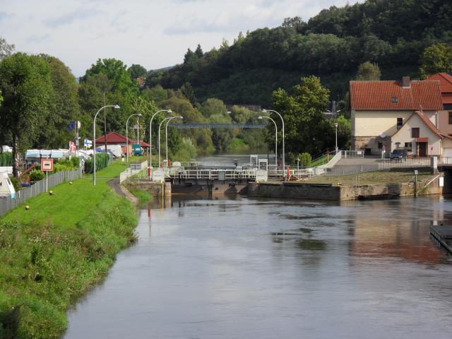 Schleuse vor Hann. Münden