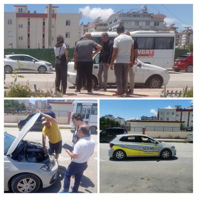 Heute Führerscheinprüfung für Harkan