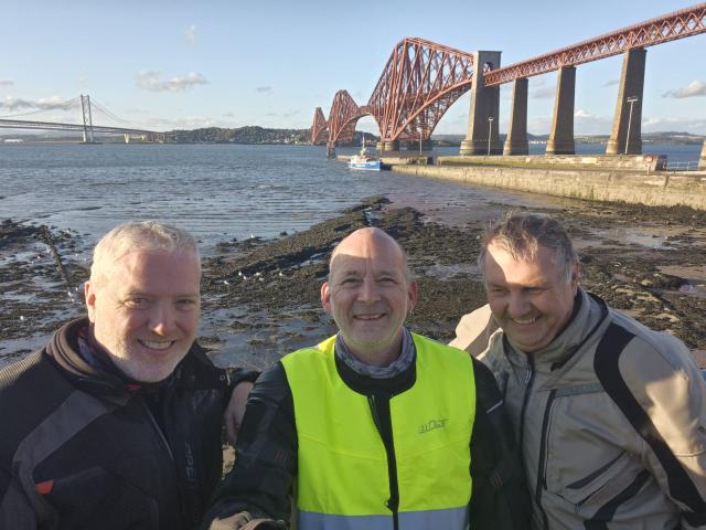 Torsten, Andreas und Harald vor der Fortbildung Bridge 