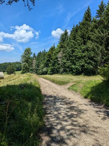 Fahrt zum Plateau de Retord